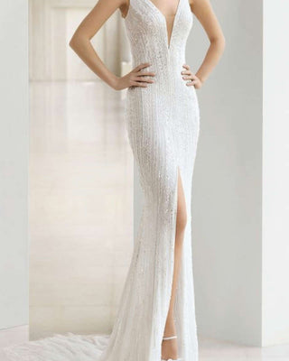Rhinestone Wedding Dress