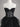 Black Strapless Wedding Dress A-line Tulle Affordable Gowns