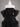 Schulterfreies Brautkleid aus schwarzem Tüll in A-Linie
