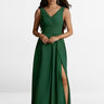 Emerald Green Cowl Back Maxi Perfect Bridesmaid Dress