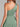 2025 Matcha Green A-Line One-Shoulder Stretch Satin Bridesmaid Dress