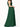 2025 Emerald Green One Shoulder Chiffon Bridesmaid Maxi Dress