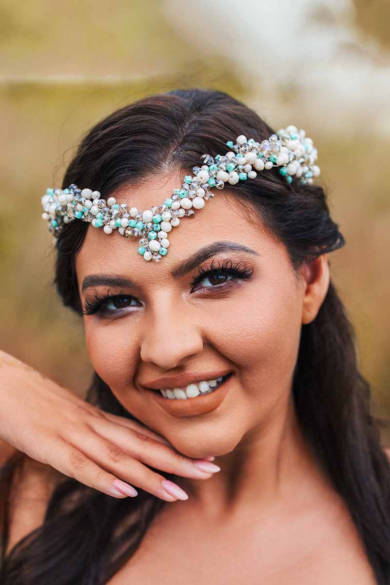 2023 Boho Tiara de perlas diademas anchas corona de diseñador accesorios de boda nupcial
