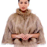 Faux Fur Cape Bridal Brown Fur Stole Wraps and Shawls