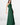 Emerald Green One Shoulder Chiffon Bridesmaid Maxi Dress