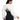 Weiße Kunstpelz-Bolero-Jacke und Mantel mit langen Ärmeln und Pelzschal 