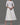 A Line Tea Length Wedding Dresses 3 4 Sleeve Satin