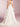 A-line V-neck Sleeveless Chiffon Wedding Dress Cascading Ruffles