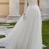 A-line Winter Wedding Dresses With Lace Long Sleeves