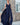 Navy Blue Chiffon Bridesmaid Dress V-Neck Sleeveless