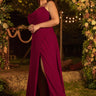 Red Mother Of The Bride Dresses Plus Size Sleeveless Slip