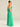 Boho Green Bridesmaid Dresses Cowl Neck Sleeveless