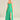 Boho Green Bridesmaid Dresses Cowl Neck Sleeveless