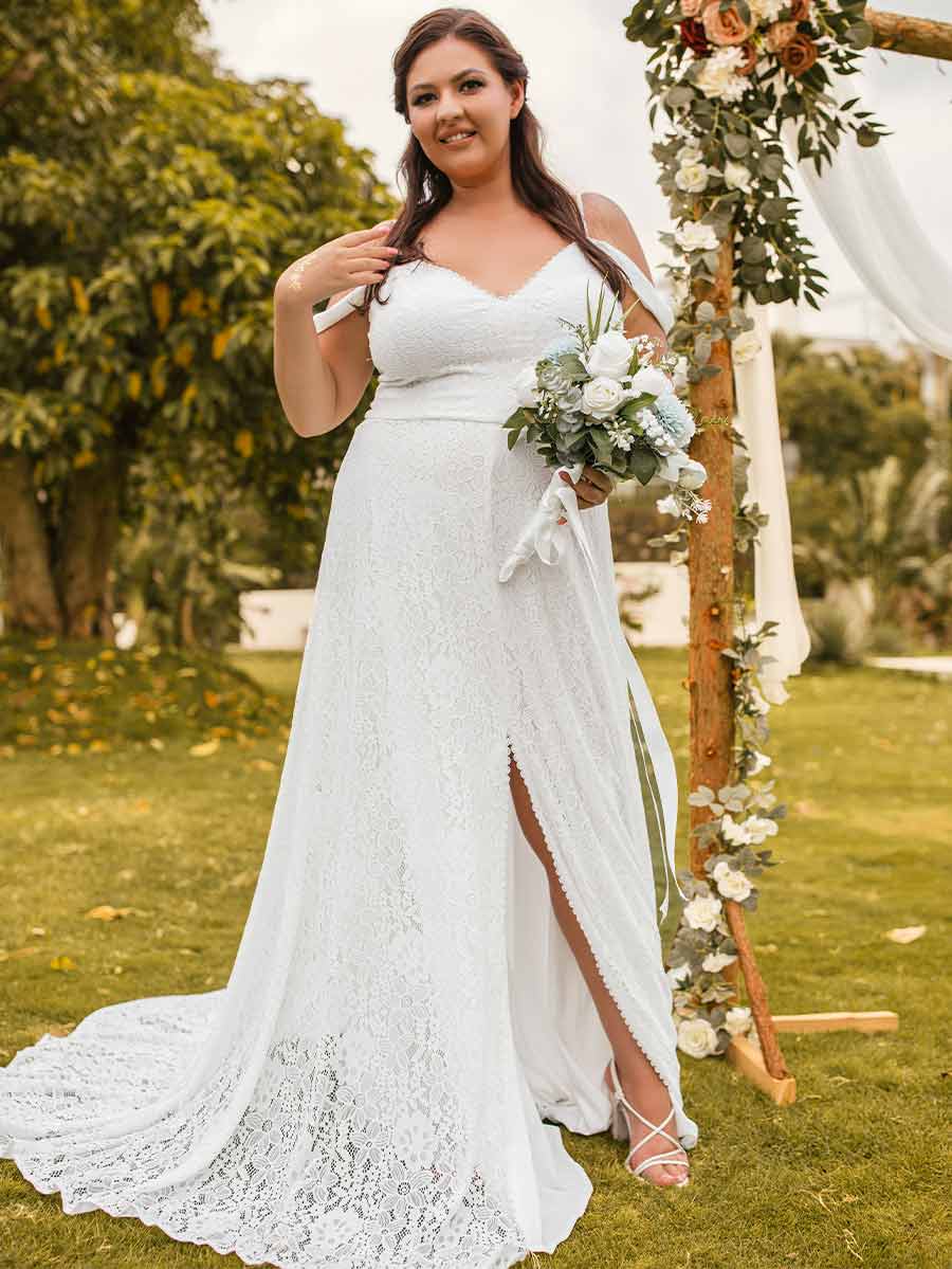 Plus Size White Country Sundress Country Dresses Plus Size Wedding