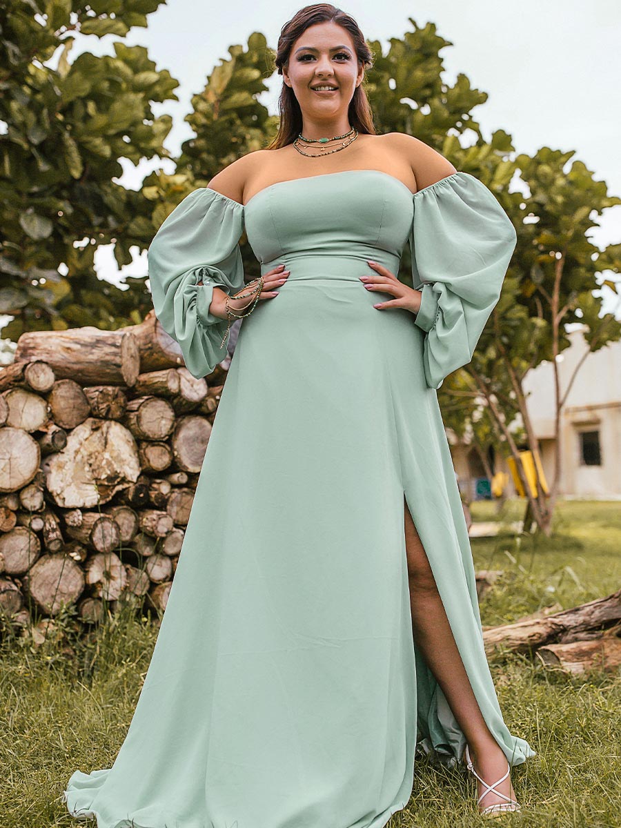 Plus Size Satin Wedding Dress