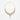 GORAIS Wedding Pendants Necklace Gold Rhinestone Bridal Prom Jewelry for Women and Brides