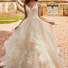 Boho Affordable Wedding Dress A line V-neck Rustic Gowns