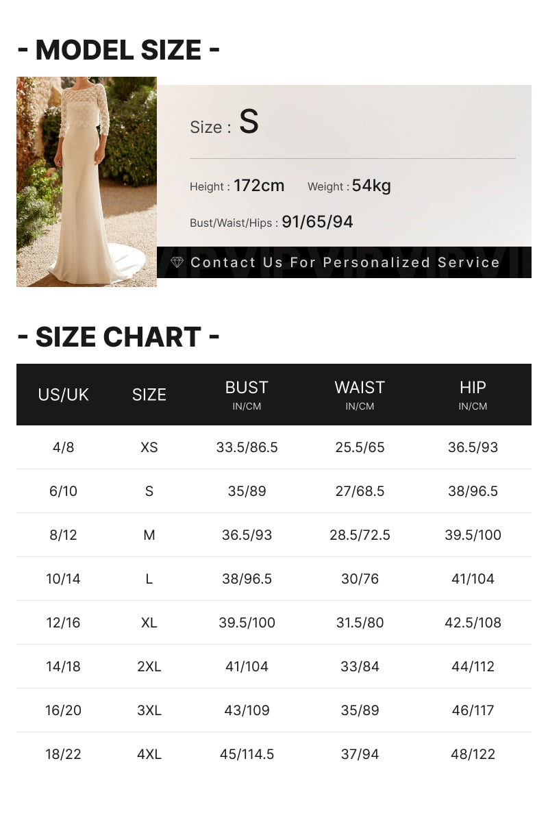 Long Sleeve 2 Piece Wedding Dress Column Satin White / US:4-6 Long Sleeve 2 Piece Wedding Dress Column Satin White / US:4-6